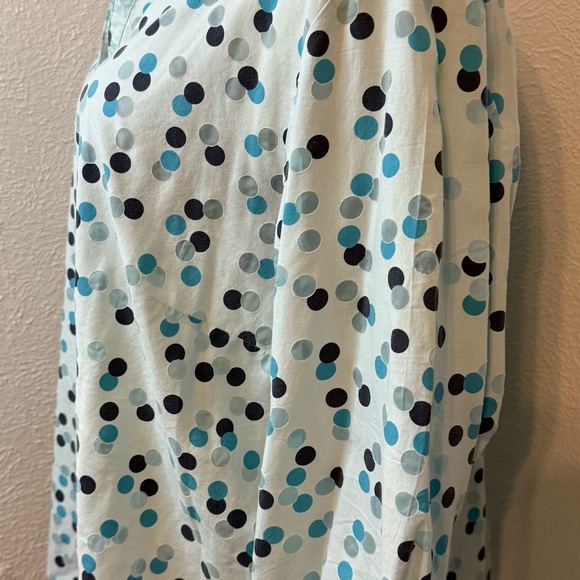 💕Sag Harbor Button Down, Polka Dot Blouse. Size 3X - Picture 6 of 8